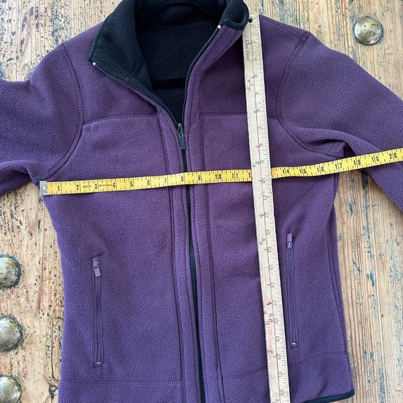 Purple Zip Up Sweatshirt - Picture 4 of 4